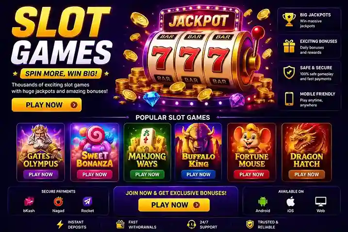 A Collection of Varied Slot Games